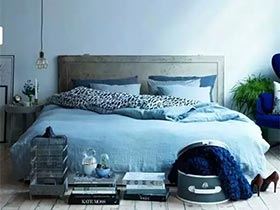 10个蓝色卧室效果图 优雅与幽静共存
