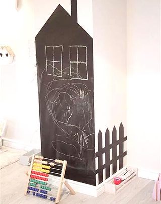 儿童房创意黑板涂鸦墙