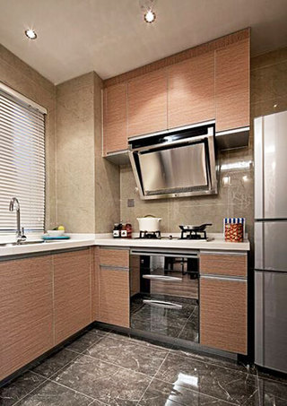 90平米现代简约装修厨房设计