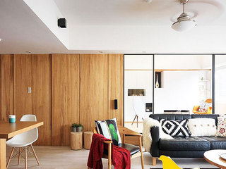 74平米缤纷空间客厅沙发设计