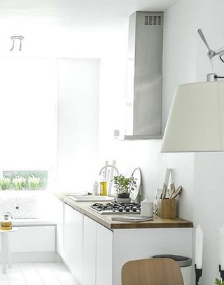 明媚纯净白色厨房设计