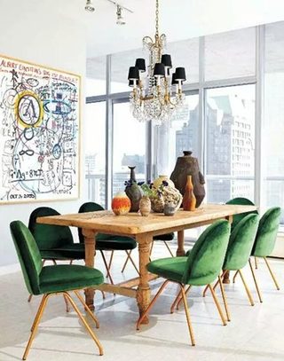 木质复古木质餐桌设计