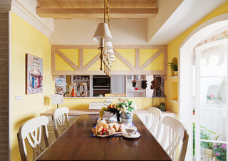 柠檬黄宜家地中海风情餐厅图片