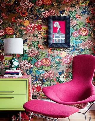 壁布壁纸诠释新美学花样壁纸装饰客厅背景墙效果图