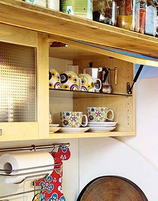 85平二层小复式厨房橱柜装修图