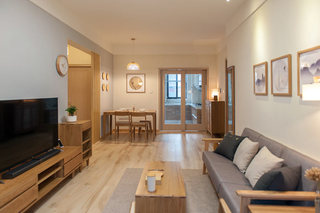 日式风格温馨客厅装修效果图