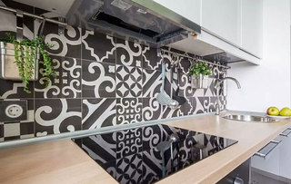 40平米单身公寓厨房瓷砖装修设计