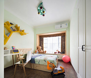 140㎡新中式儿童房装修设计图