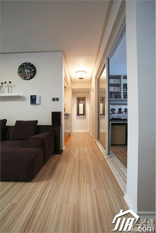 三米设计简约风格公寓经济型130平米装修图片