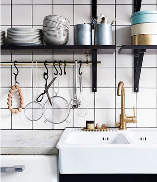 55平米北欧瑞典公寓厨房收纳设计