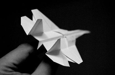 折纸飞机的方法