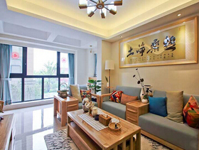 让你眼前一亮的中式风格  明净靓丽的三居室装修