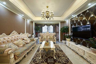 奢华现代欧式客厅装饰效果图