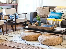 11个客厅地毯效果图 实现完美家居梦想