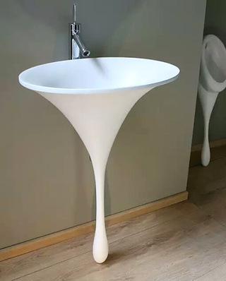 创意卫生间陶瓷台盆设计