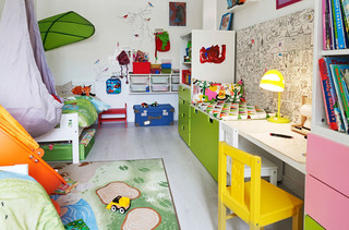 色彩儿童房构造实景图