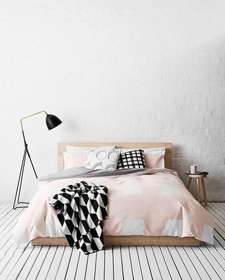 清新北欧风格几何抱枕设计
