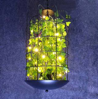 创意植物吊灯参考布置图