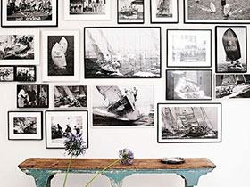 挂满人生旅程  12个客厅照片墙装修图片