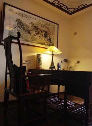 100㎡中式两居室装修图