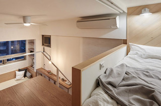 22平米超小公寓卧室地板装修