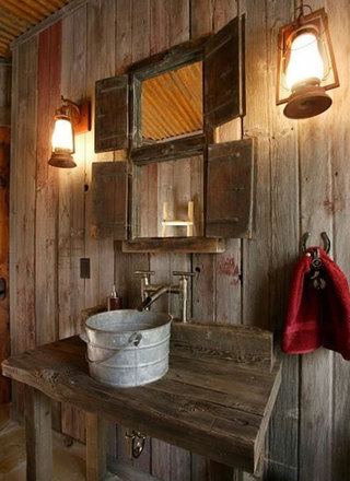 复古浴室设计实景图