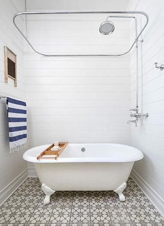 300㎡美式混搭别墅浴室图片