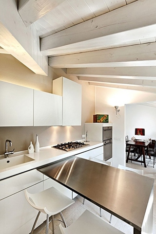 北欧风舒适小复式装修 最爱特色的家开放式厨房