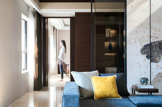 新中式风格客厅沙发图片