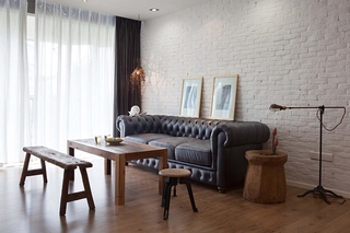原木风简约风格装修 让你的家个性有韵味简洁客厅设计