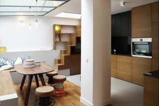 小户型loft风格装修客厅隔断设计