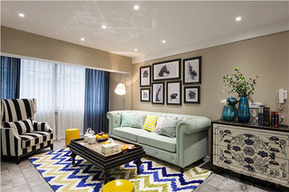 精美现代新古典客厅沙发效果图