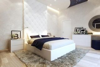 现代风卧室装修构造图