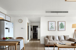 100平日式三居室休闲沙发设计
