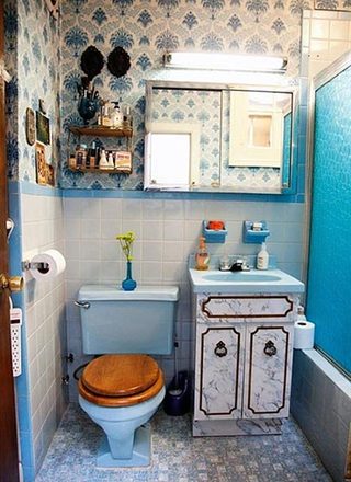小清新浴室装修装饰效果图