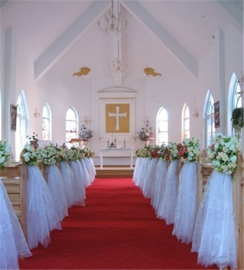 教堂婚礼布置效果图图片
