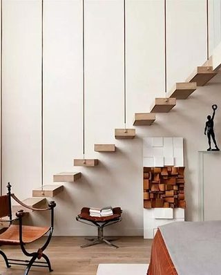 木质结构房屋楼梯设计图