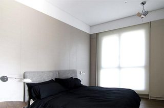 90平米现代极简风卧室图片