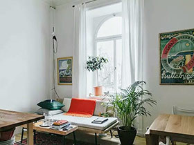 20平出租房小户型单身公寓效果图 温馨复古空间