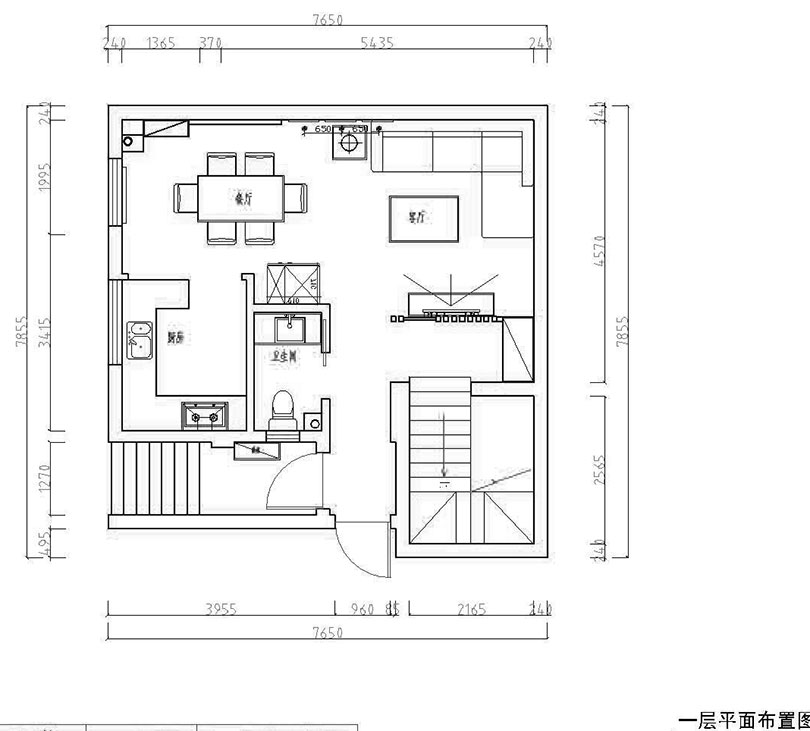 一层平面布局