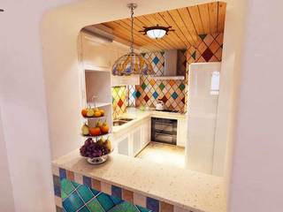 地中海风格厨房装修装饰效果图