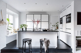 北欧风格一居室装修开放式厨房