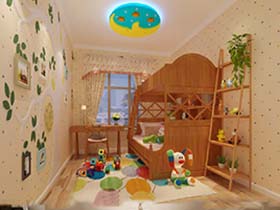 10款儿童房背景墙设计图  多彩童年