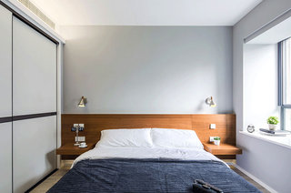 99平北欧风格二居卧室床头设计