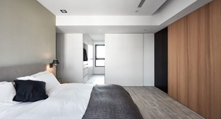 140平米现代简约风格大户型装修小卧室效果图