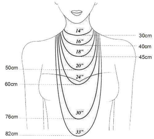 女士项链多长(女款项链多长合适)