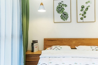 现代简约风格公寓装修卧室窗帘图片现代简约风格公寓装修