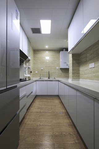 90平日式风格两居室装修厨房效果图