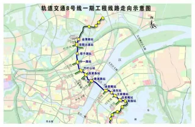 武汉8号线三期线路图图片
