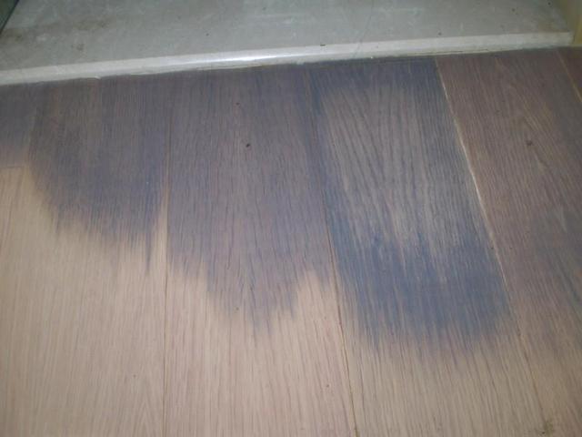 实木地板受潮发霉原来自己在家就能修，后悔把我家的地板全撬了！